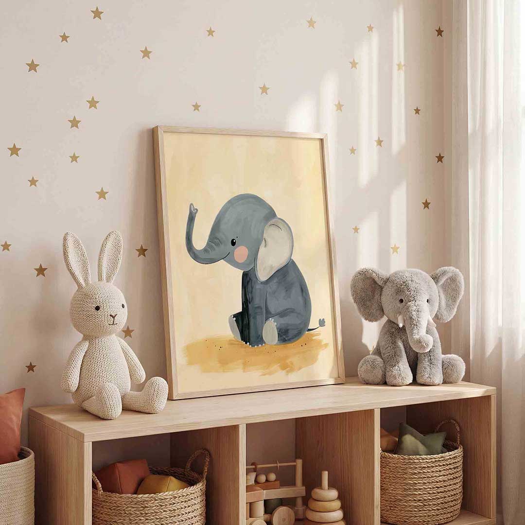 Schattige olifant Poster