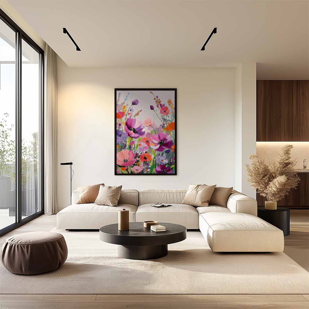 Bloemenpracht in Kleur Kunstwerk-canvas-dibond-plexiglas-wanddecoratie-WallArtistic