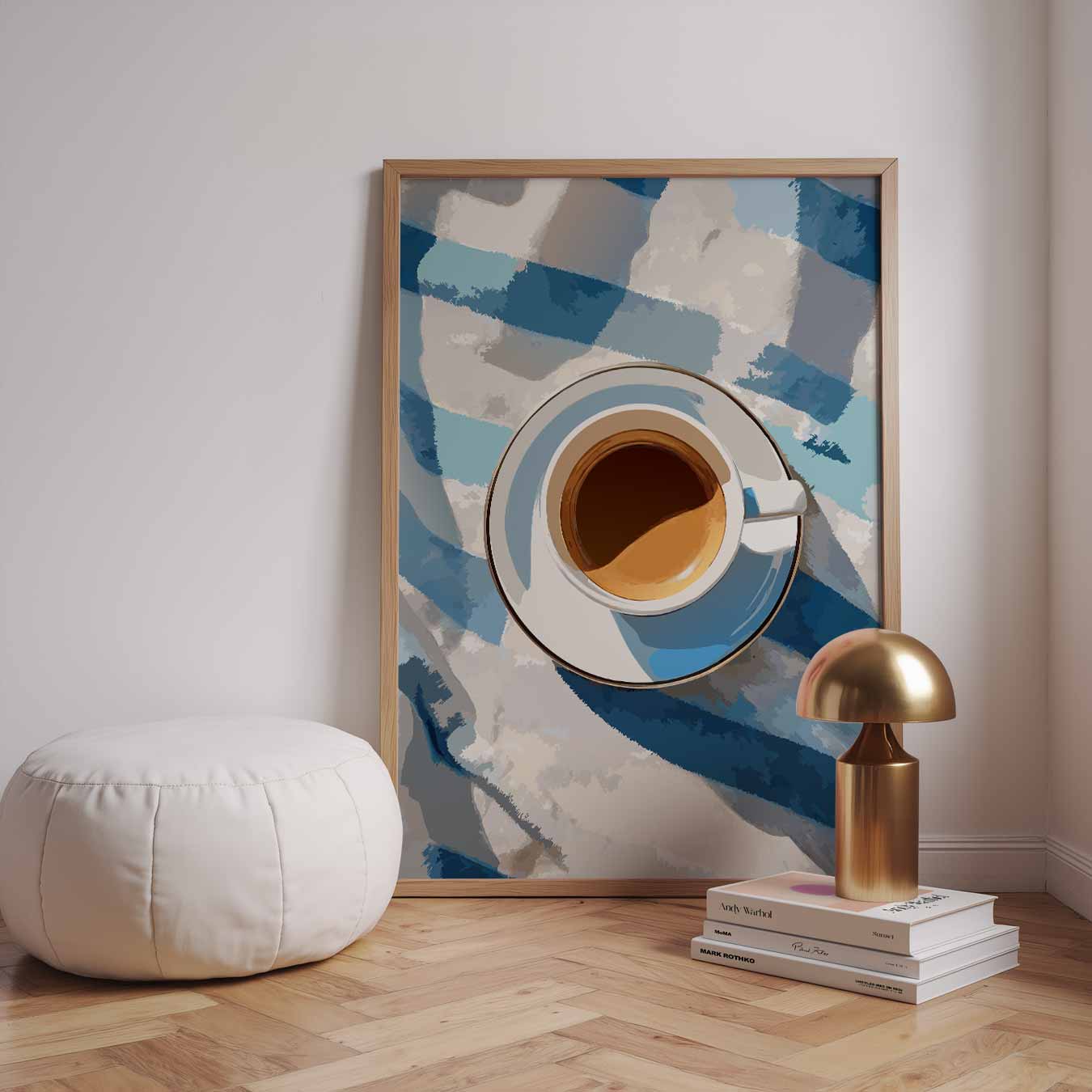 Ontspan Met Espresso Poster-WallArtistic
