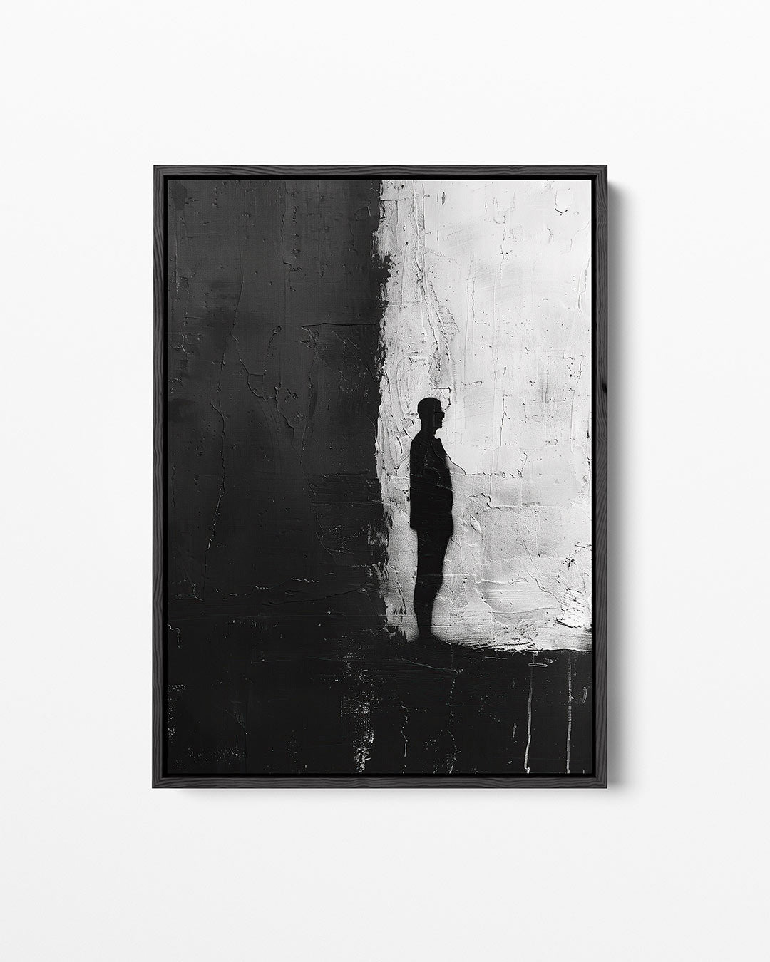 Silhouet contrast Kunstwerk