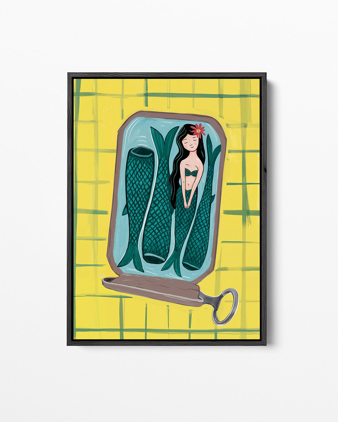 Vrolijke zeemeermin Kunstwerk