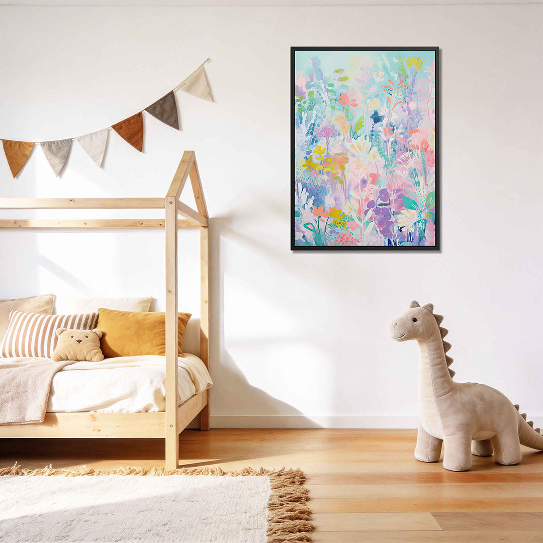 Vrolijke bloemenpracht Kunstwerk