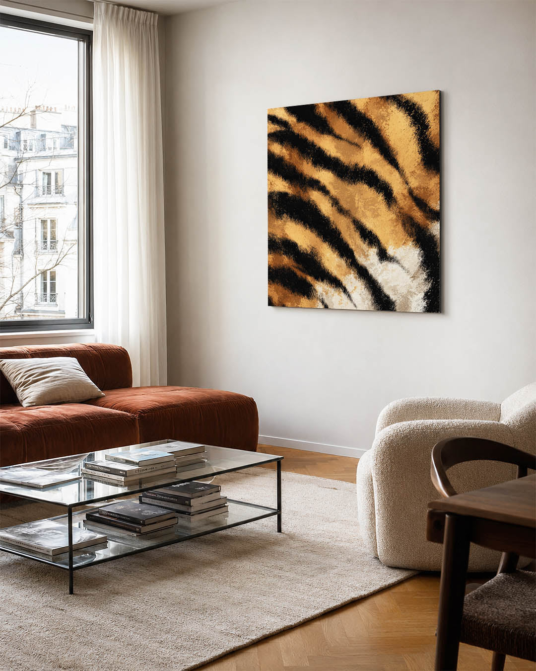 Dierlijke strepen Kunstwerk
