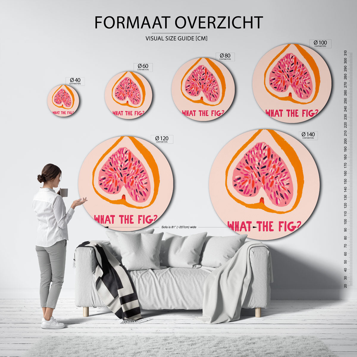 Figuur met tekst Muurcirkel