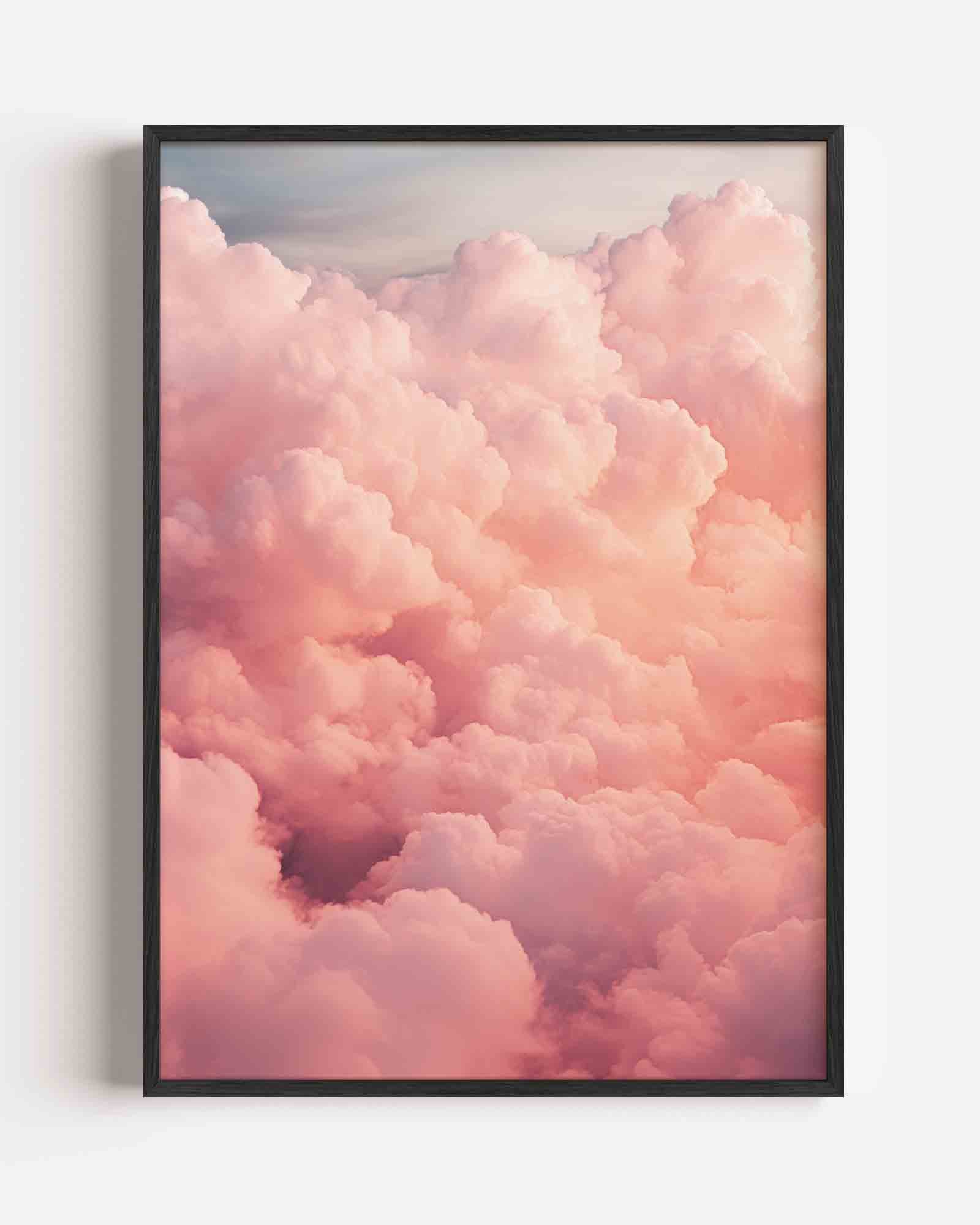 Roze wolken Poster