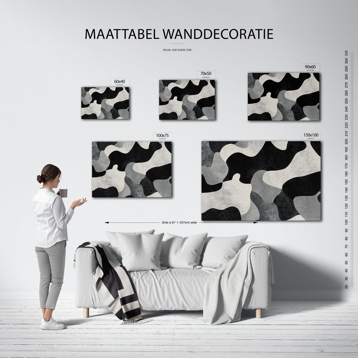 Organische vormen Kunstwerk