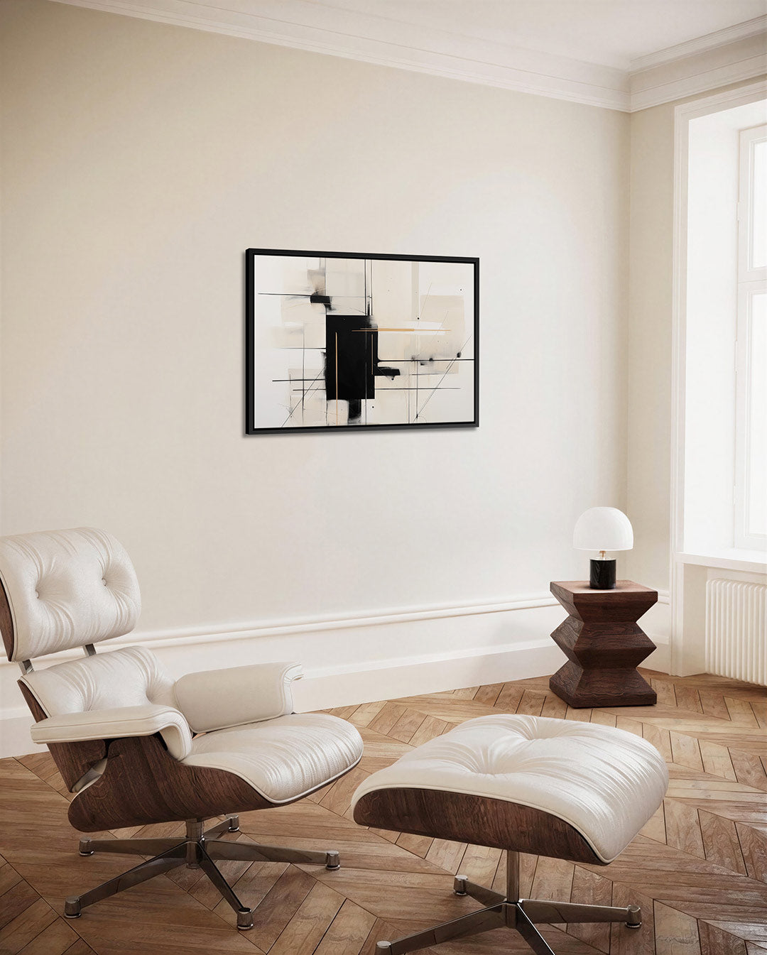 Geometrische lijnen Kunstwerk