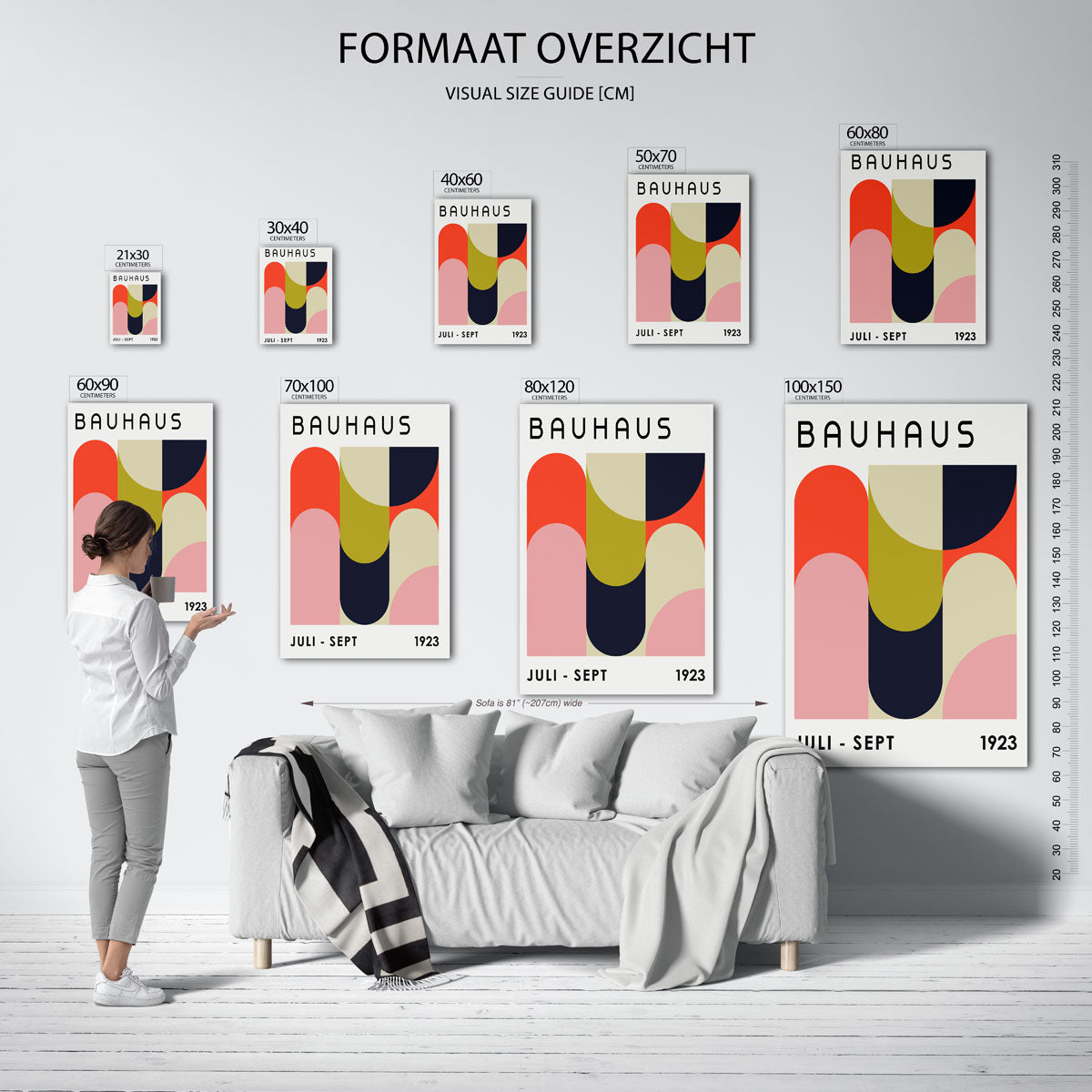 Vorm en kleur Poster