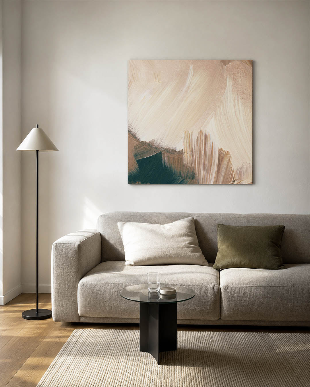Penseelstreken Kunstwerk
