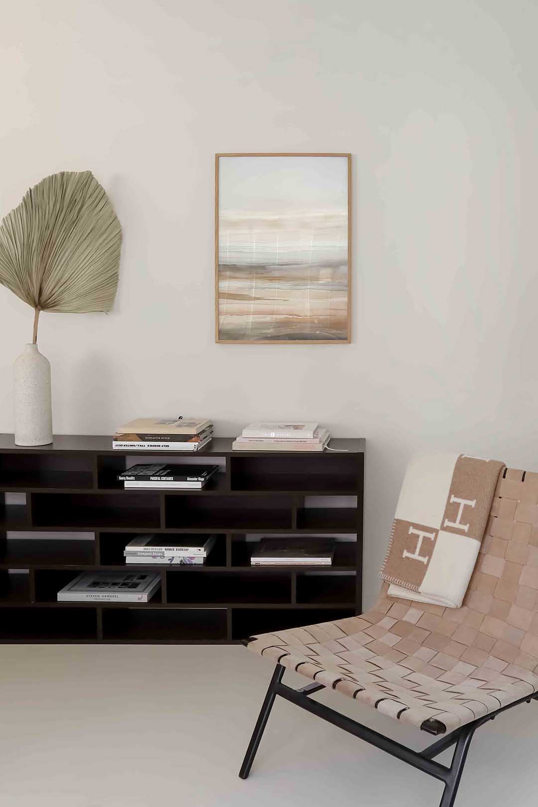 Landschap in zachte tinten Poster