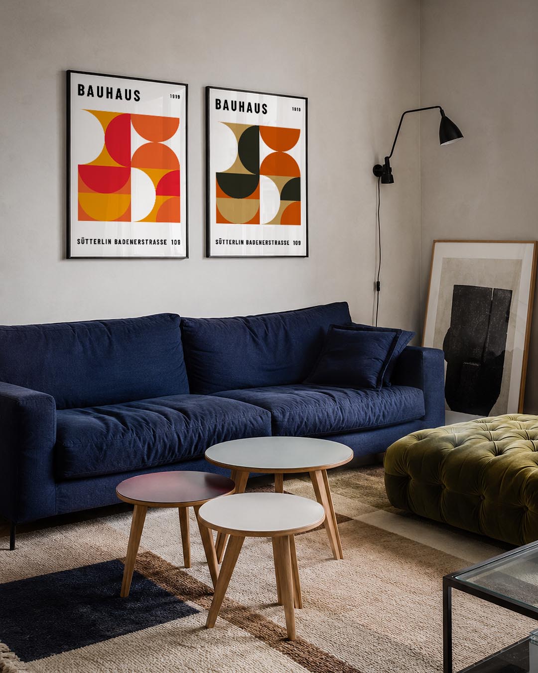 Kleurrijke vormen Posterset
