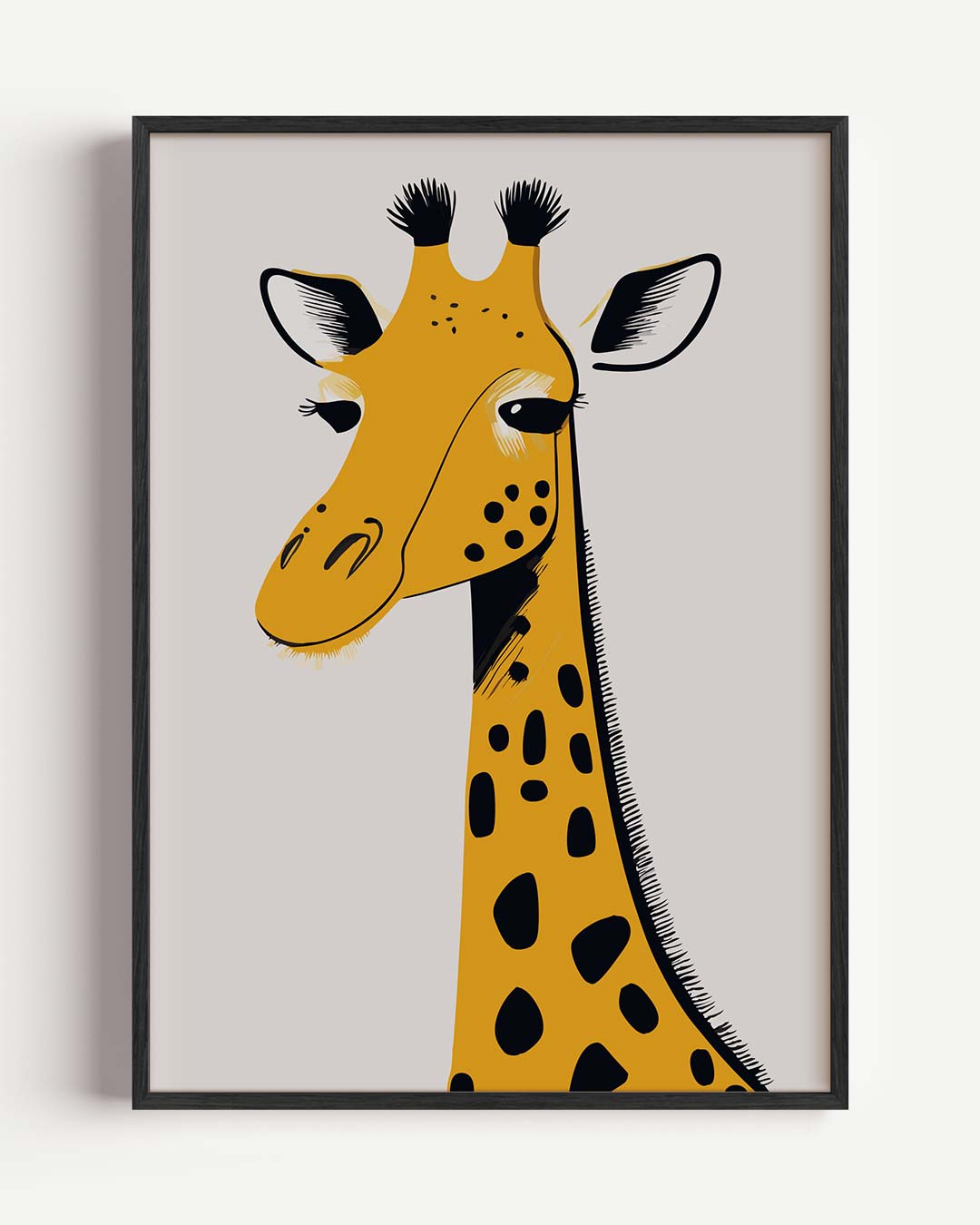 Stijlvolle Giraffen Print Poster-WallArtistic