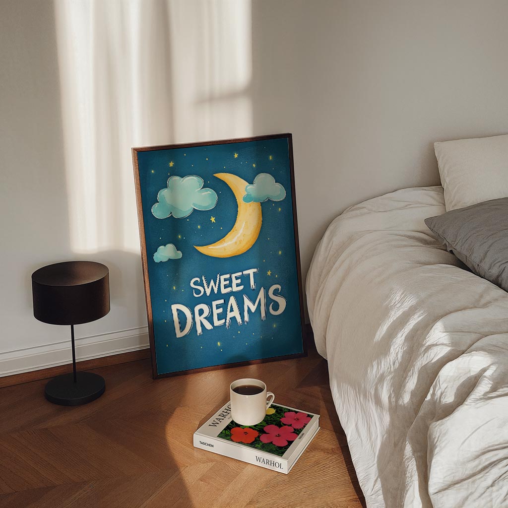 Sweet Dreams Nachtposter-WallArtistic