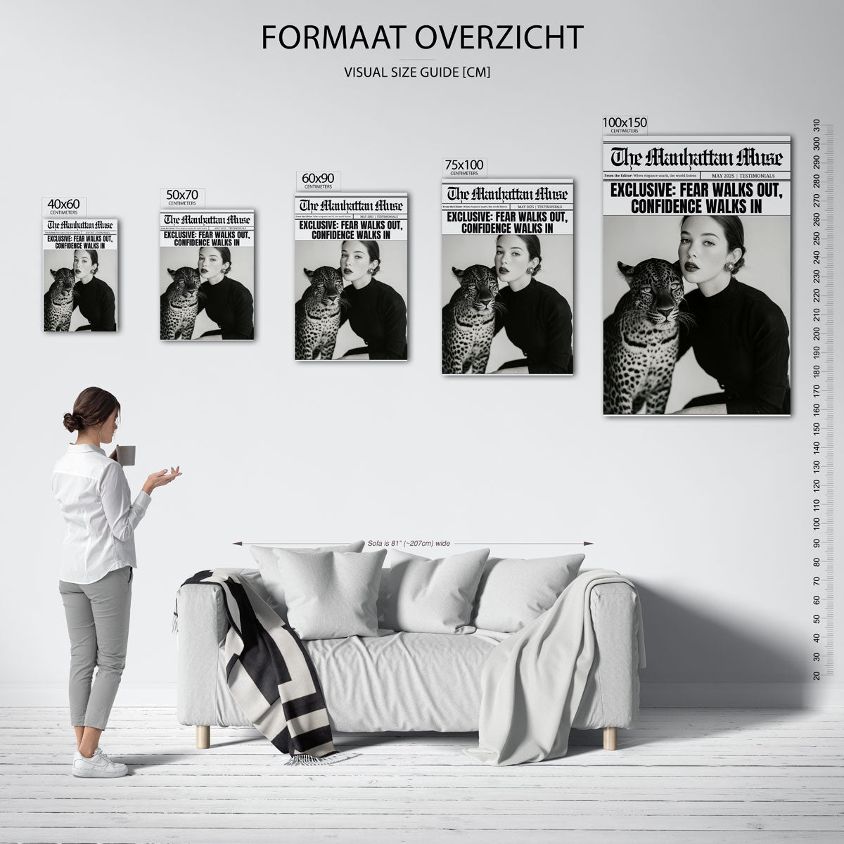 Elegante compositie Kunstwerk