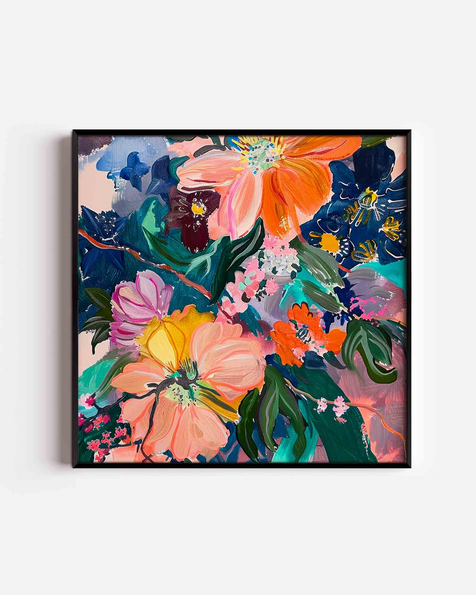 Bloemenexplosie Poster