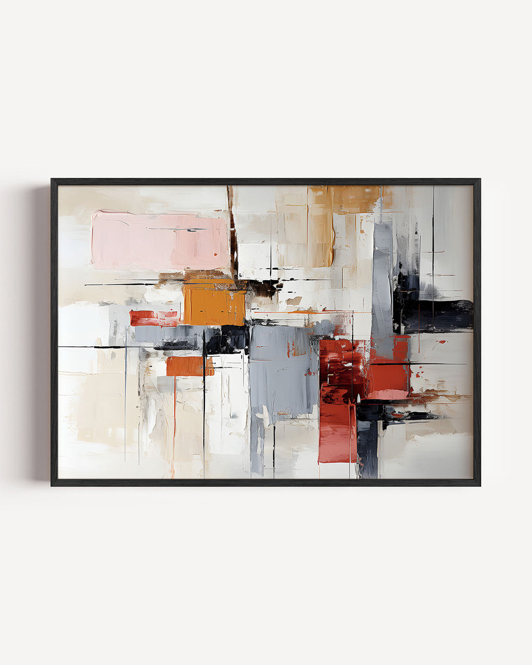 Abstracte vormen Poster