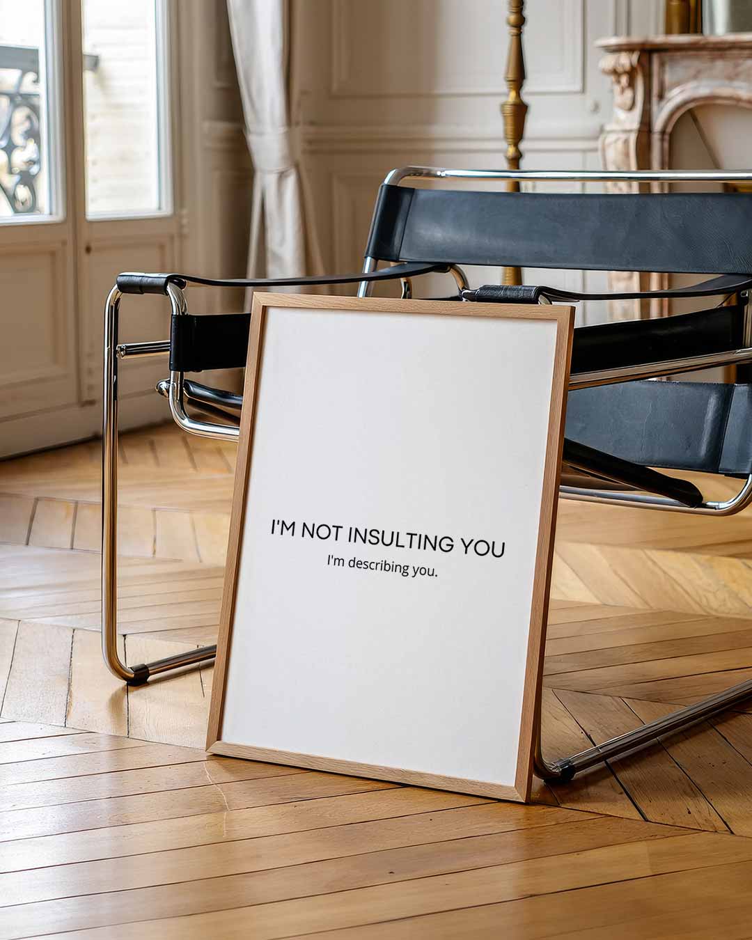 Humoristische Quote Poster-WallArtistic