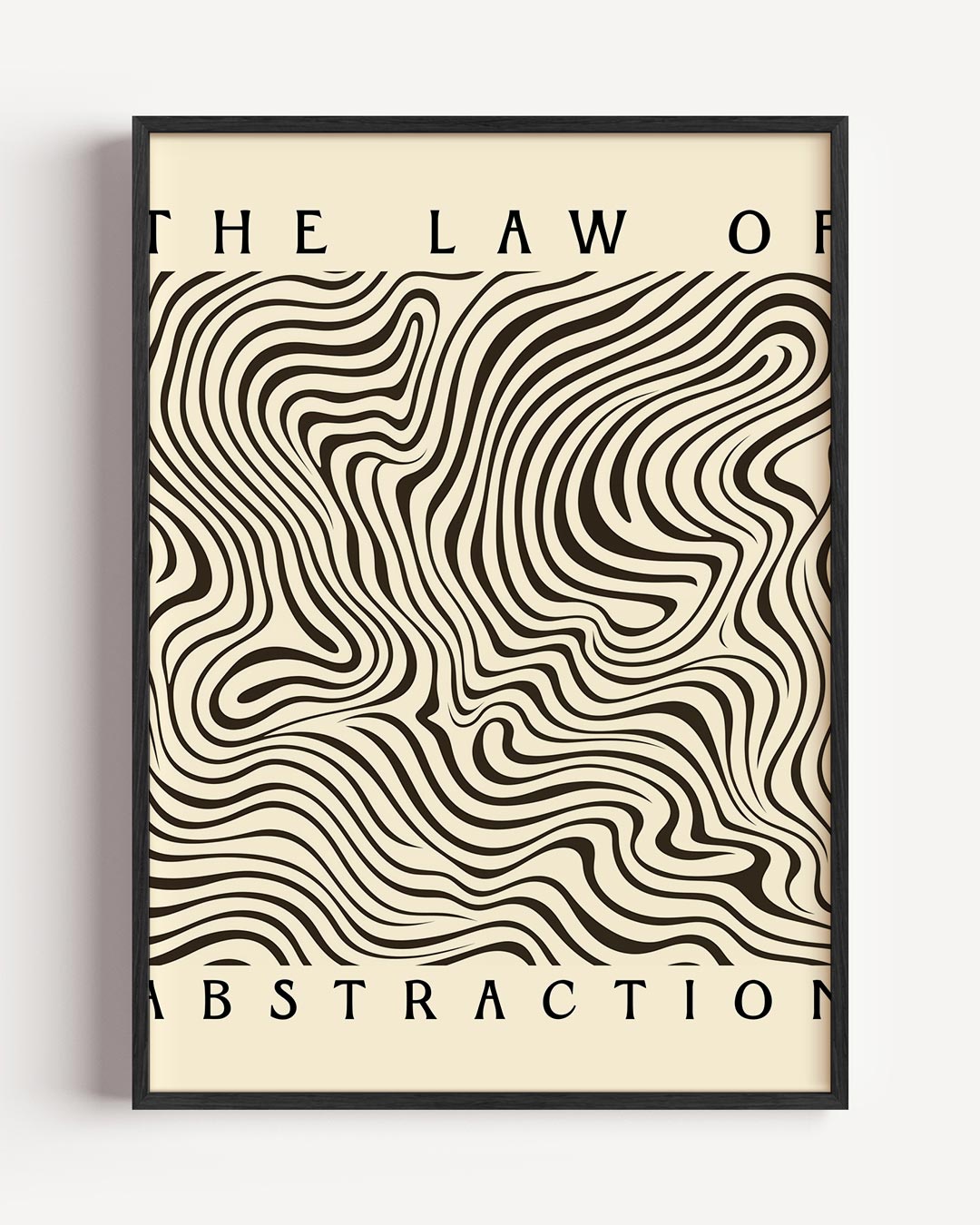 Abstracte Lijnen Poster-WallArtistic