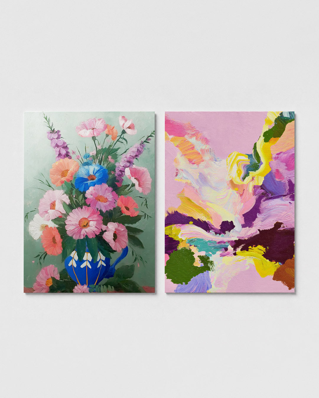 Bloemrijke kleurenpracht Posterset