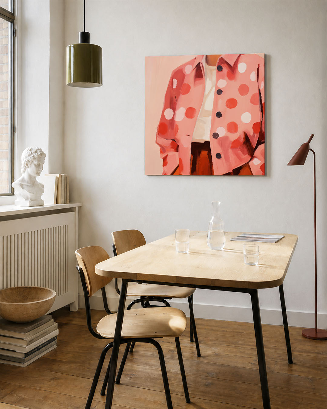 Vrolijke kleurvlakken Kunstwerk