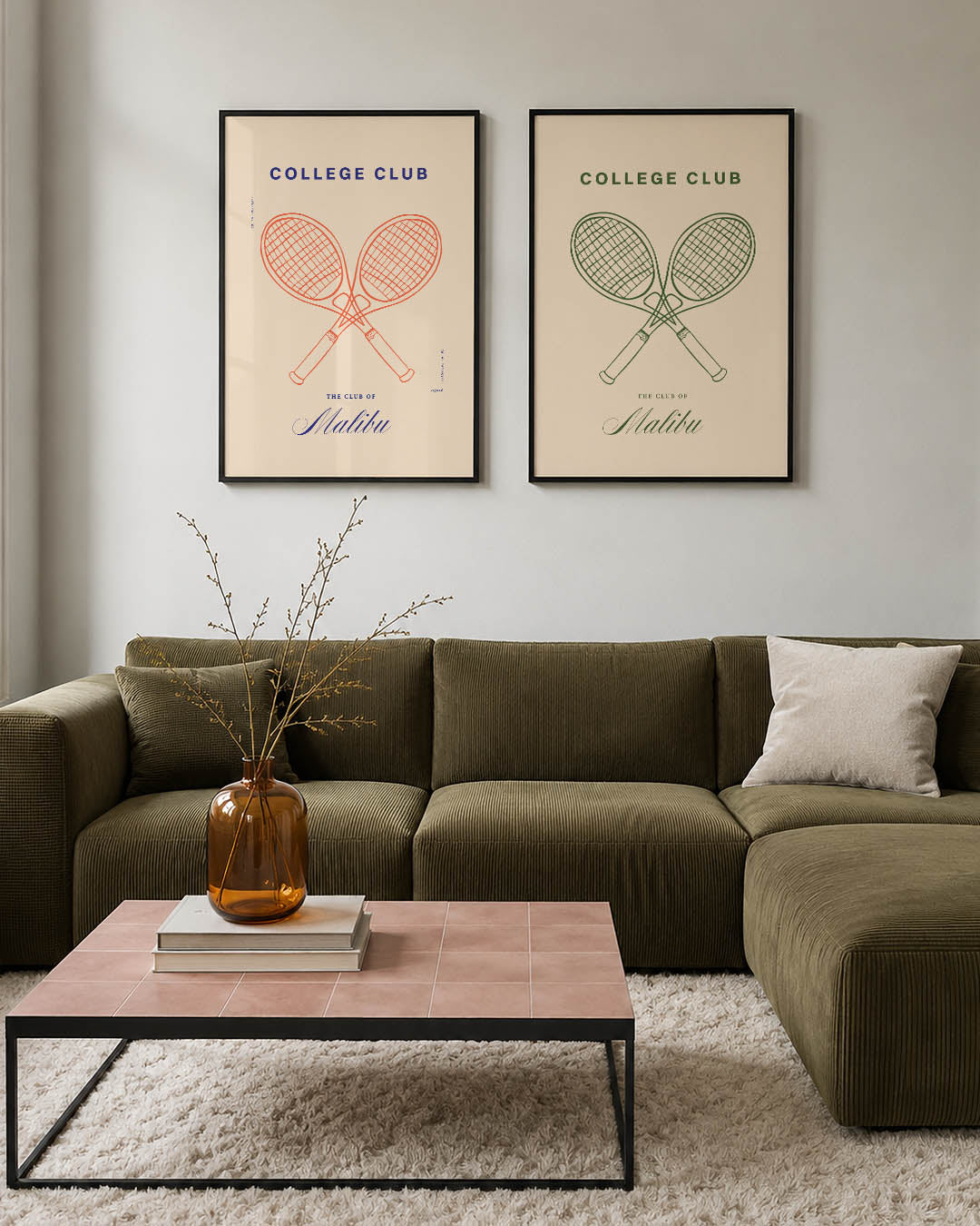 Tennis racket harmonie Posterset
