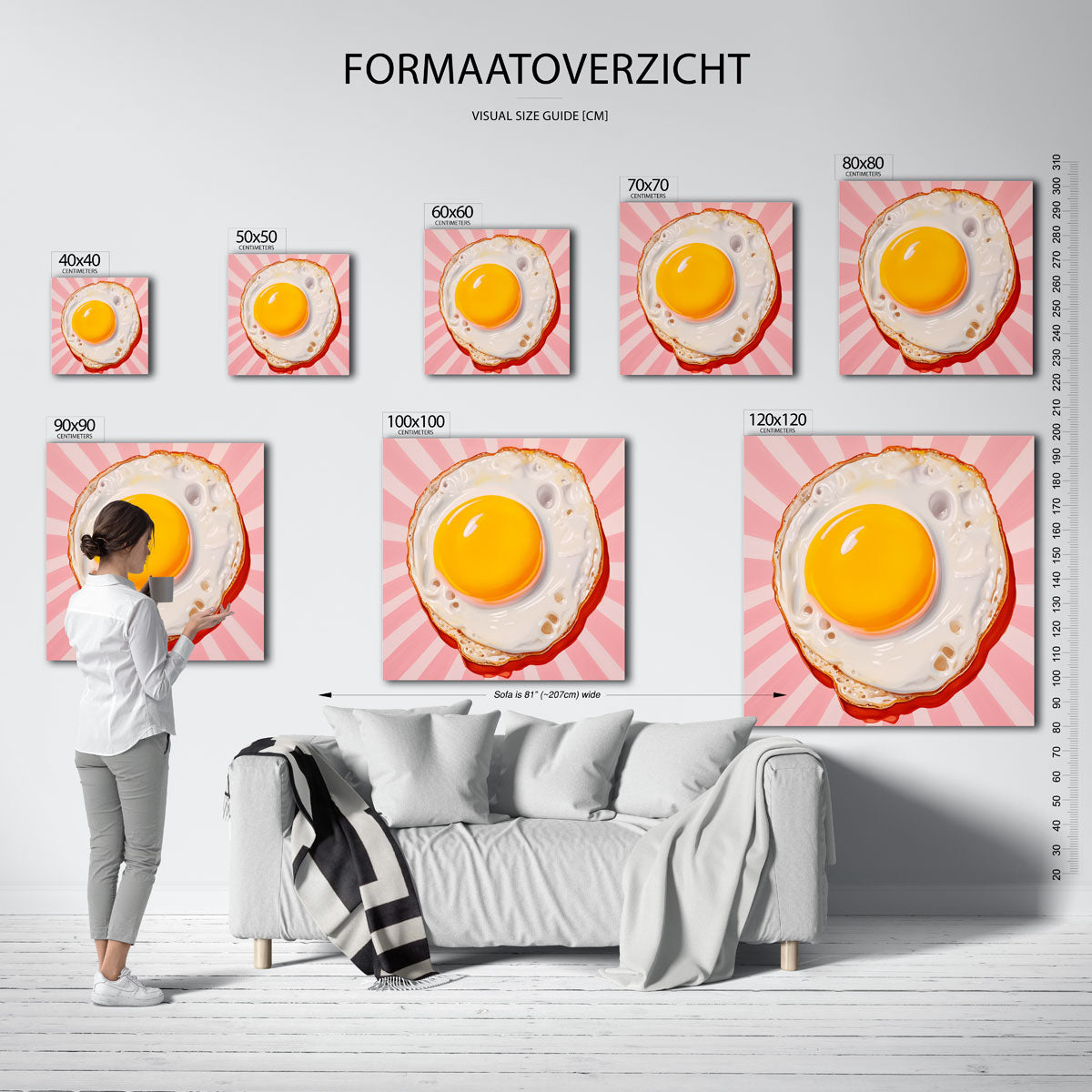 Gebakken ei Poster