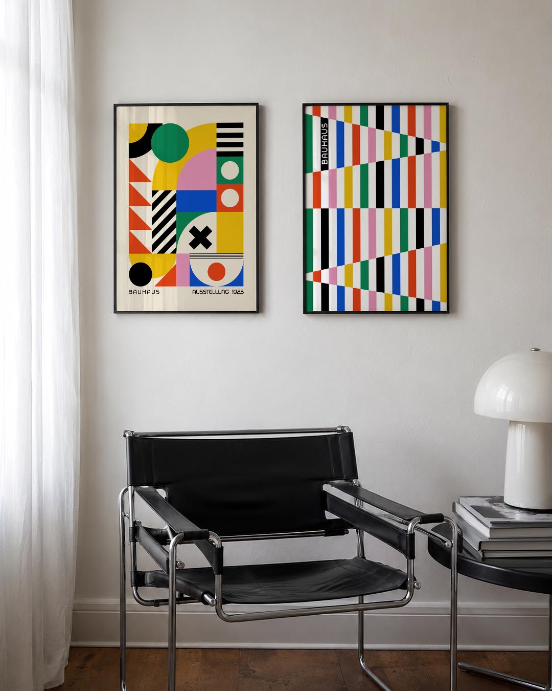 Vormen en kleurvlakken Posterset