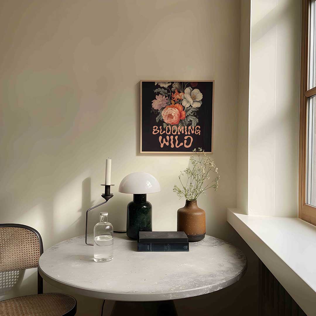 Bloemen en bladeren Poster