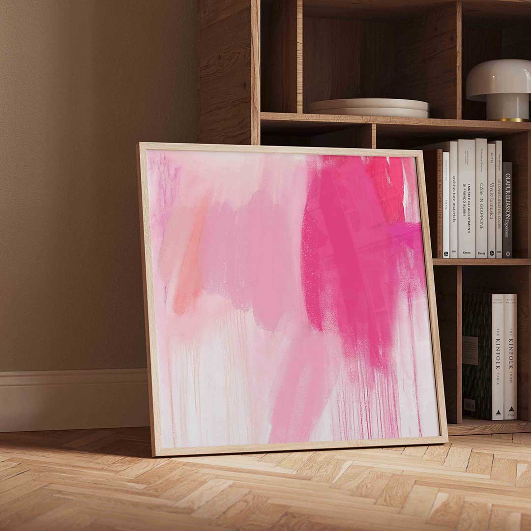 Roze tinten Poster