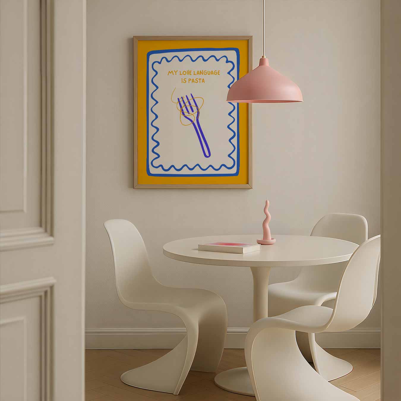 Pasta Liefde Taal Poster-WallArtistic