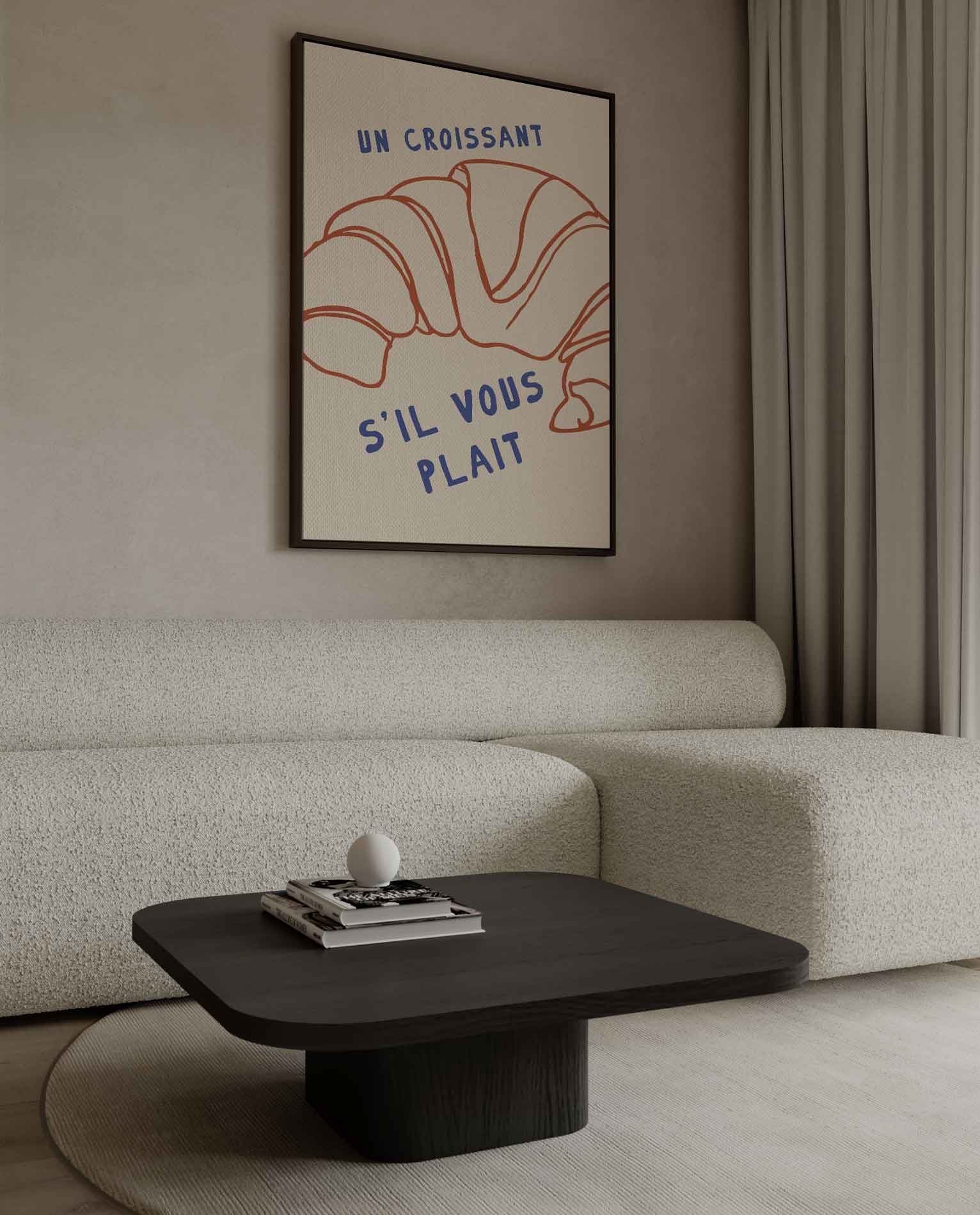 Franse Croissant Poster