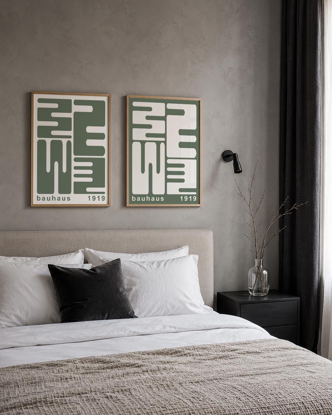 Vorm en lijnenspel Posterset