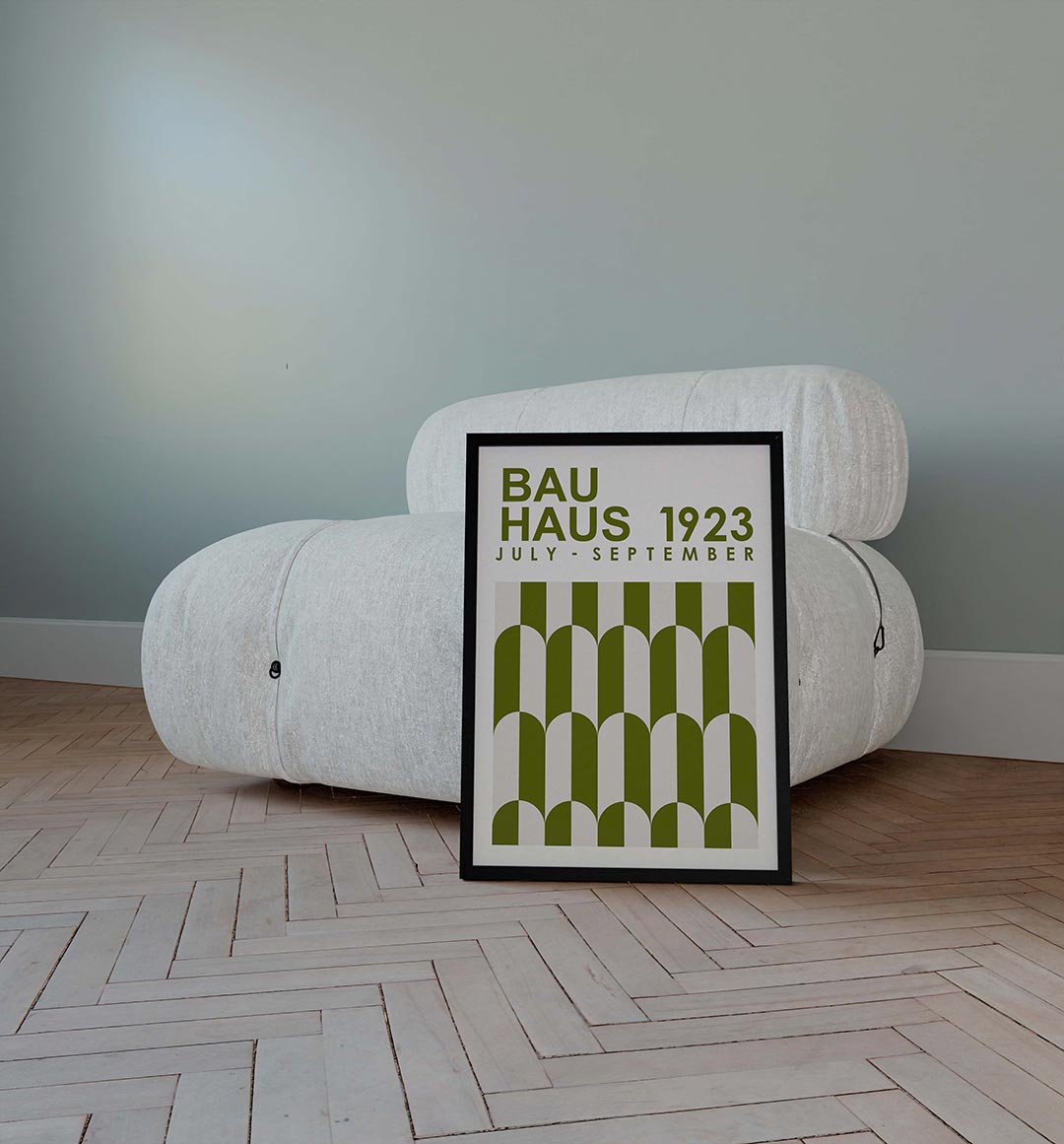 Vormritme en kleur Poster