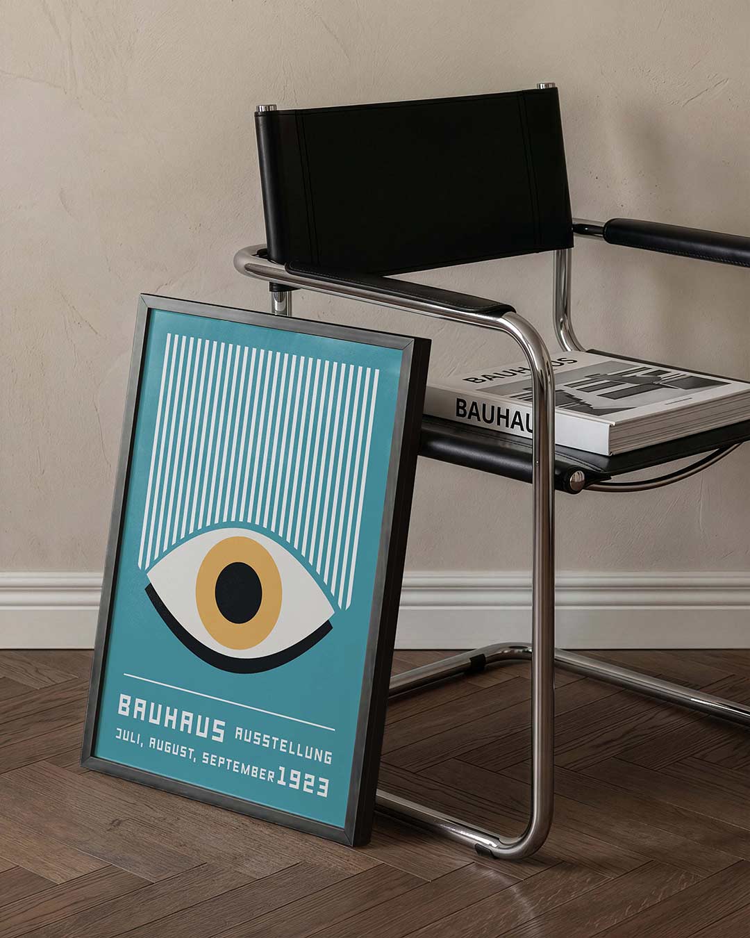 Oog en lijnen Poster