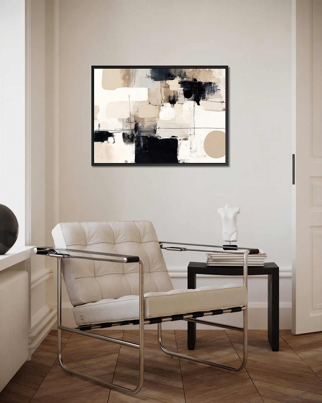 Geometrische vormen compositie Kunstwerk