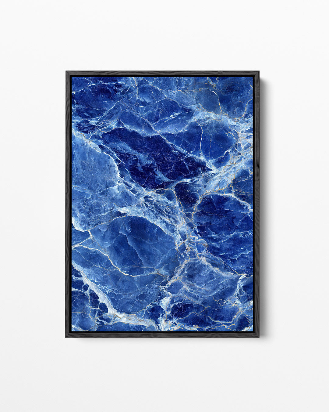 Marmer blauwe patronen Kunstwerk