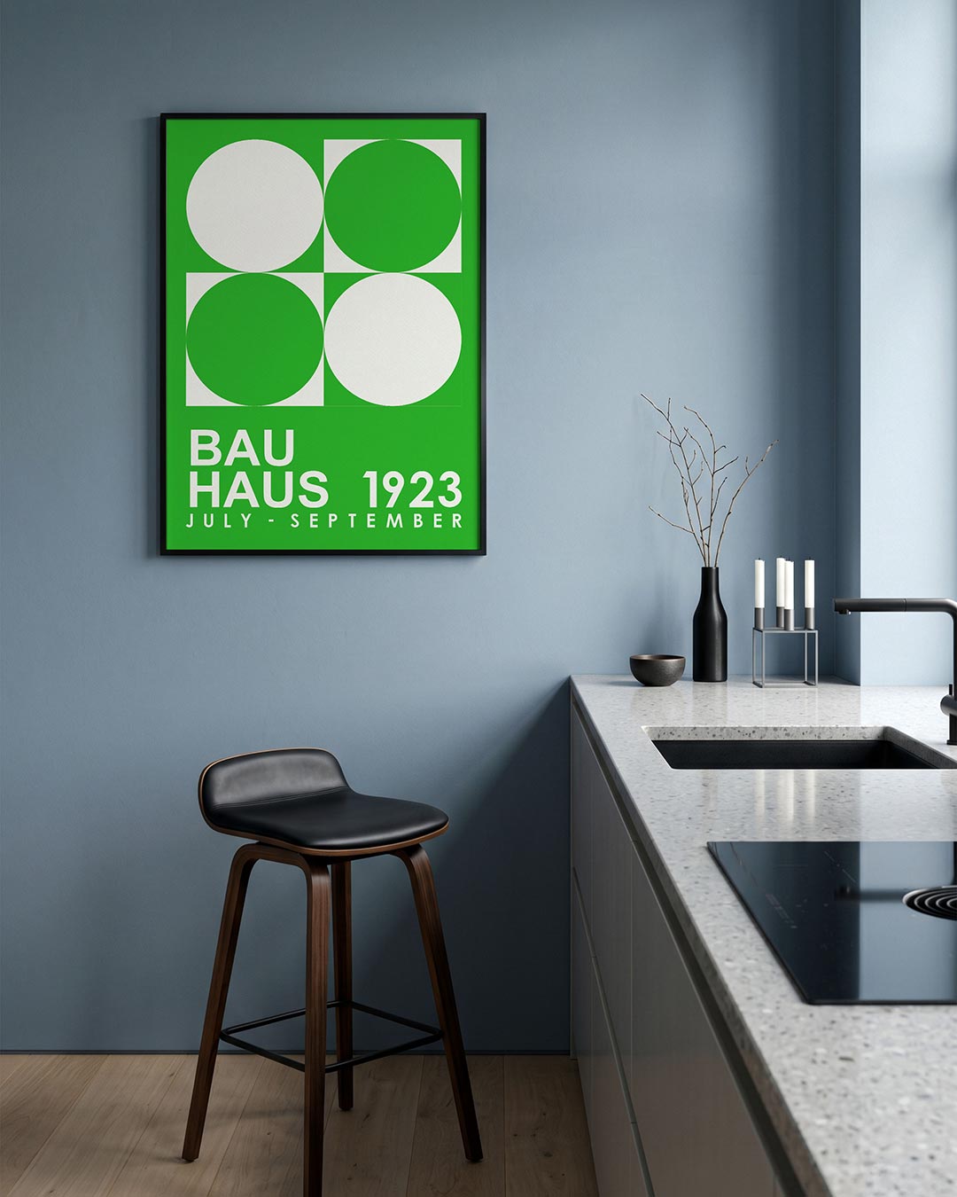Cirkel en vierkant Poster