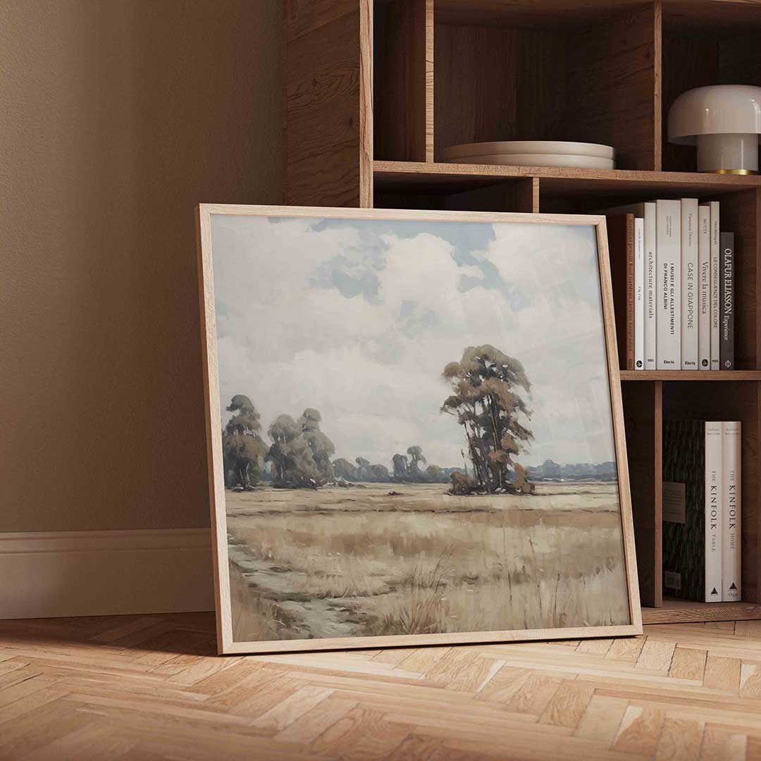 Landschap met bomen Poster
