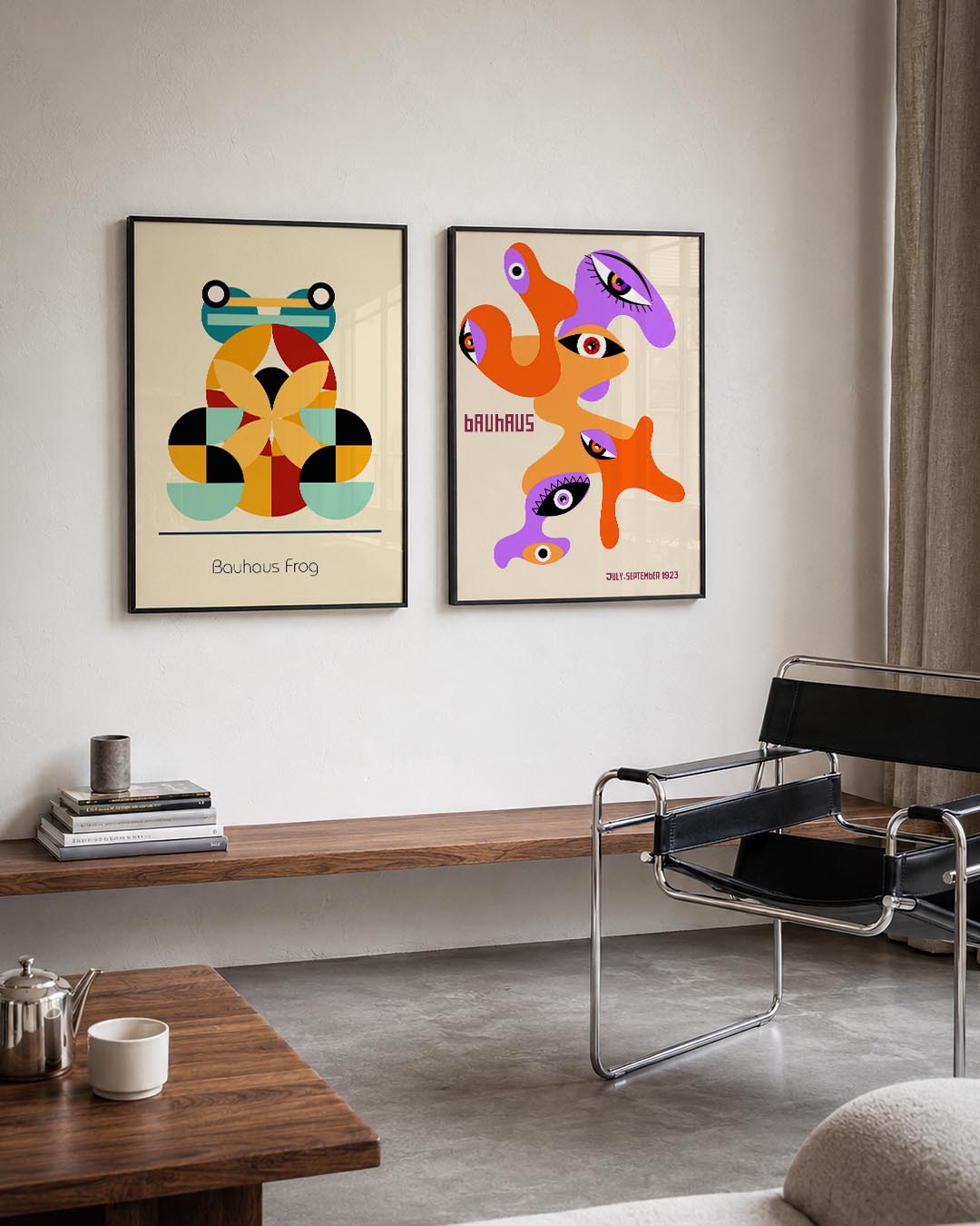 Vormenspel kikker Posterset