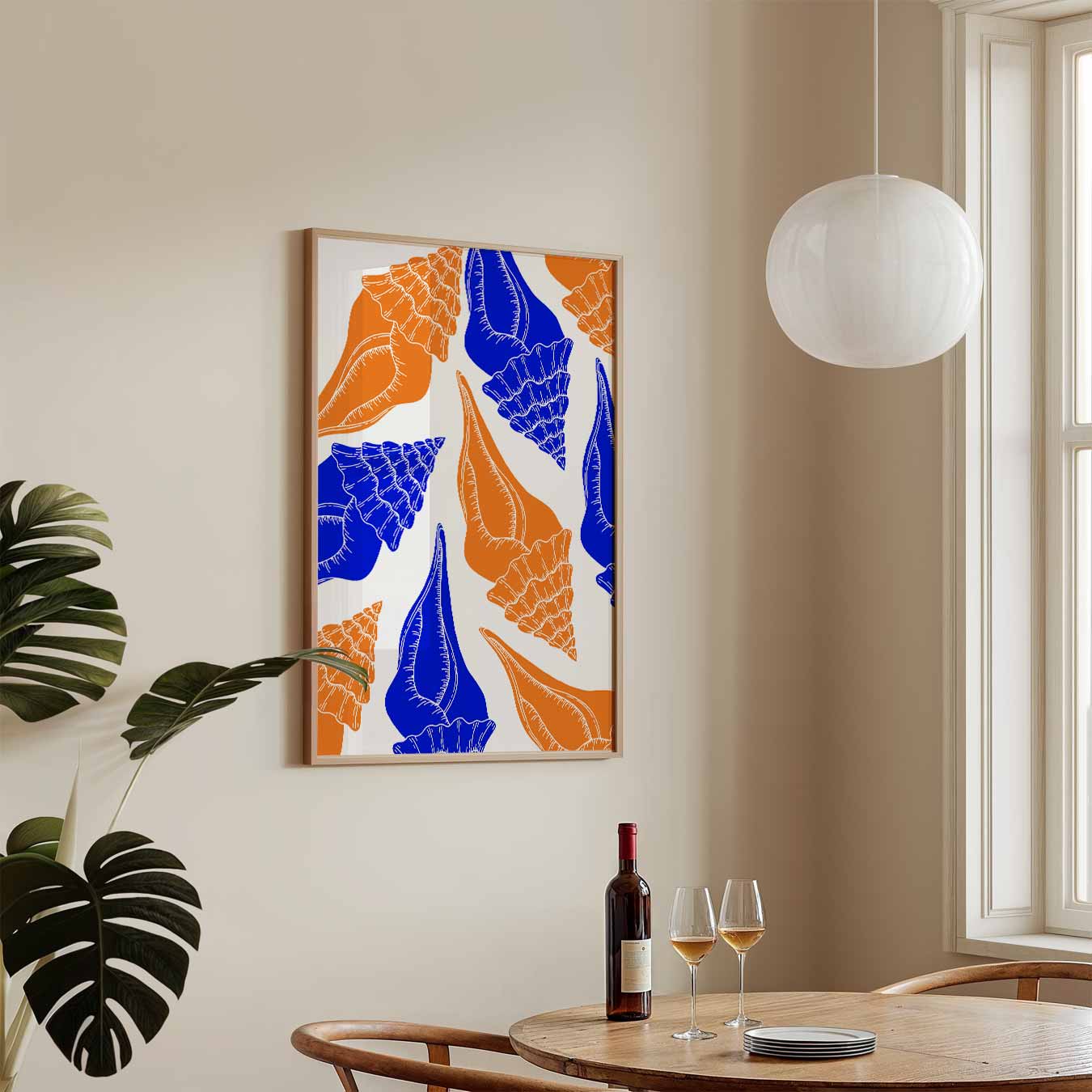 Strandgevoel Schelpenposter-WallArtistic