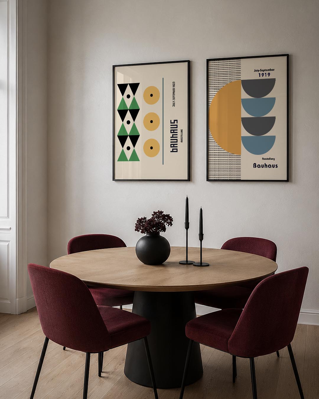 Vormen en vlakkenspel Posterset