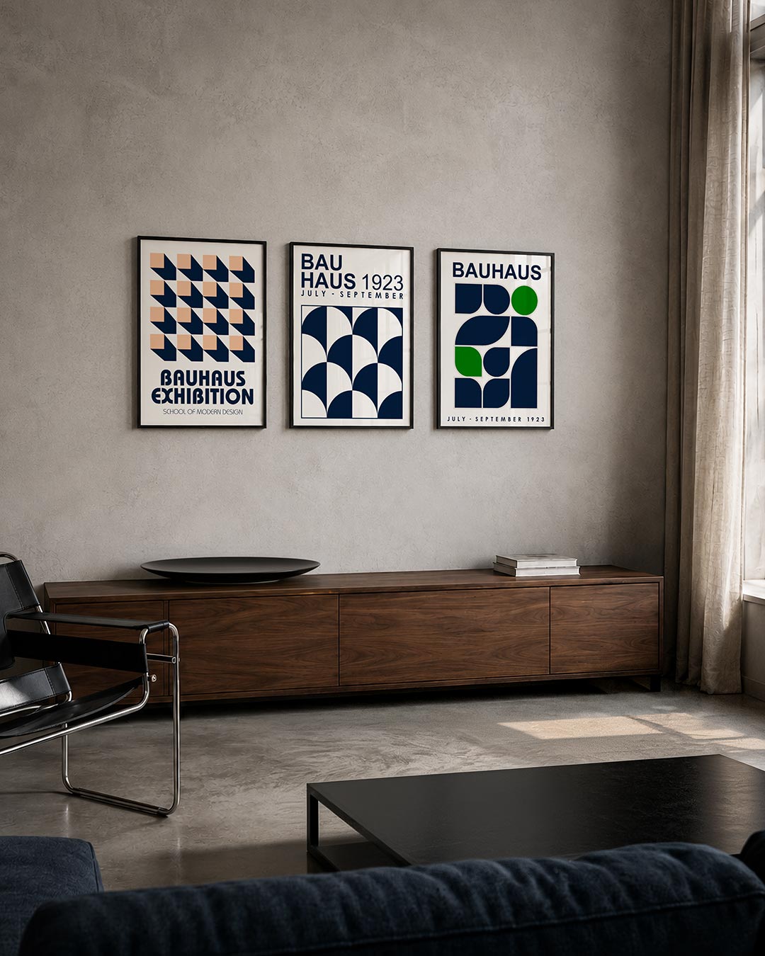Vorm en schaduw Posterset