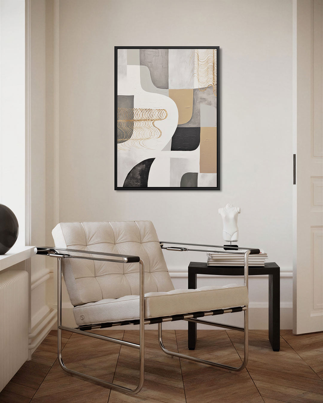 Organische vormen compositie Kunstwerk