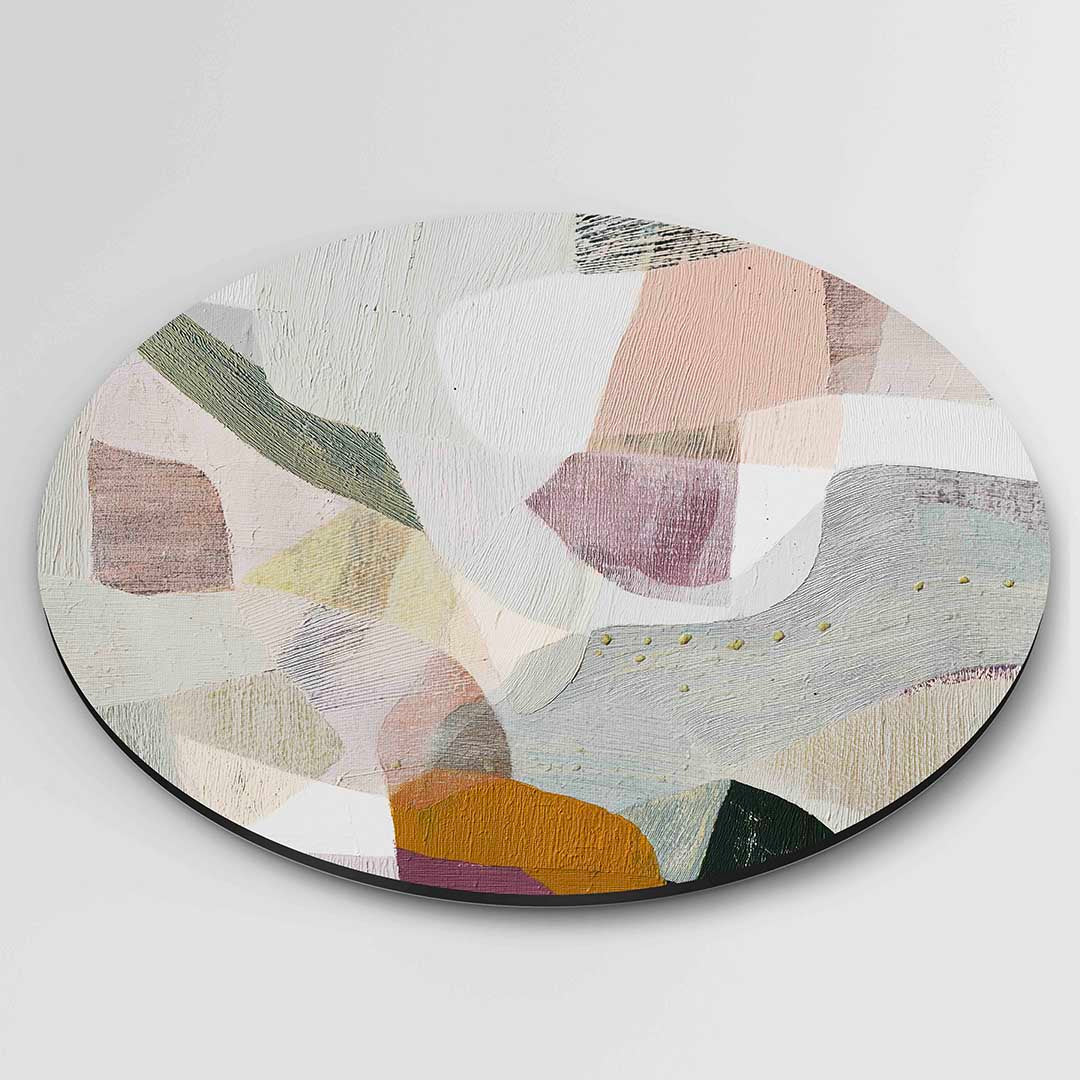 Abstracte vormen Muurcirkel