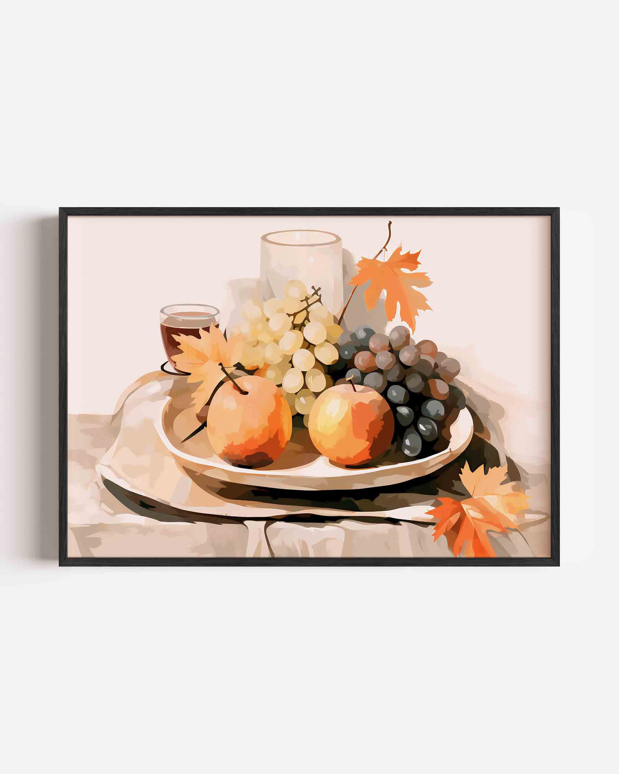 Fruit en bladeren Poster
