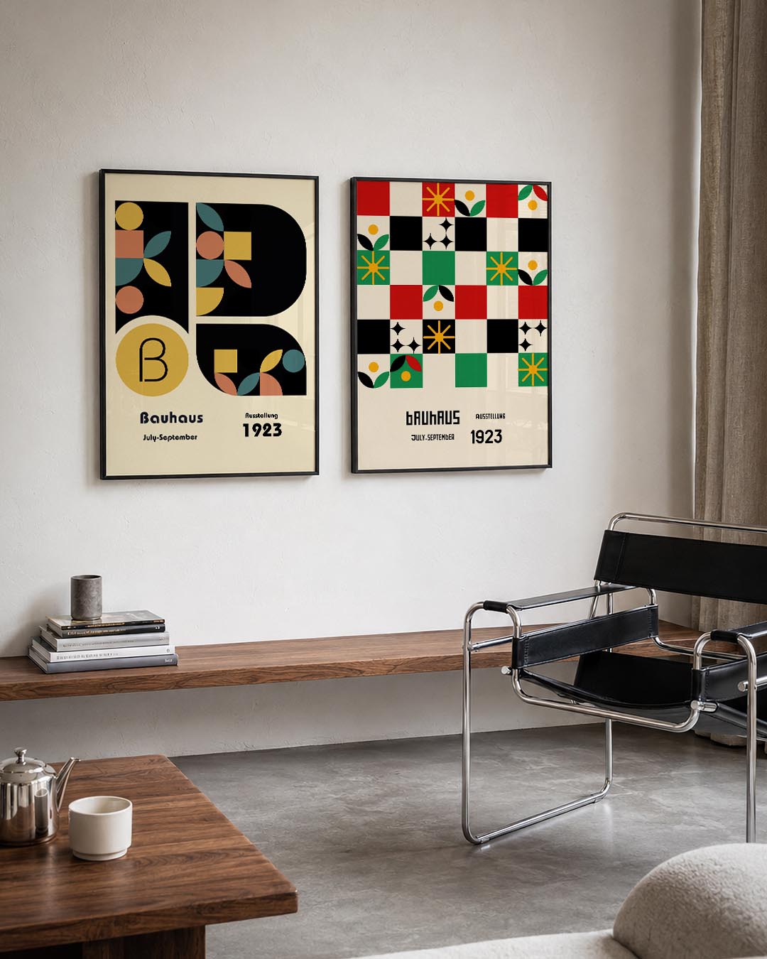 Vormen en kleurvlakken Posterset