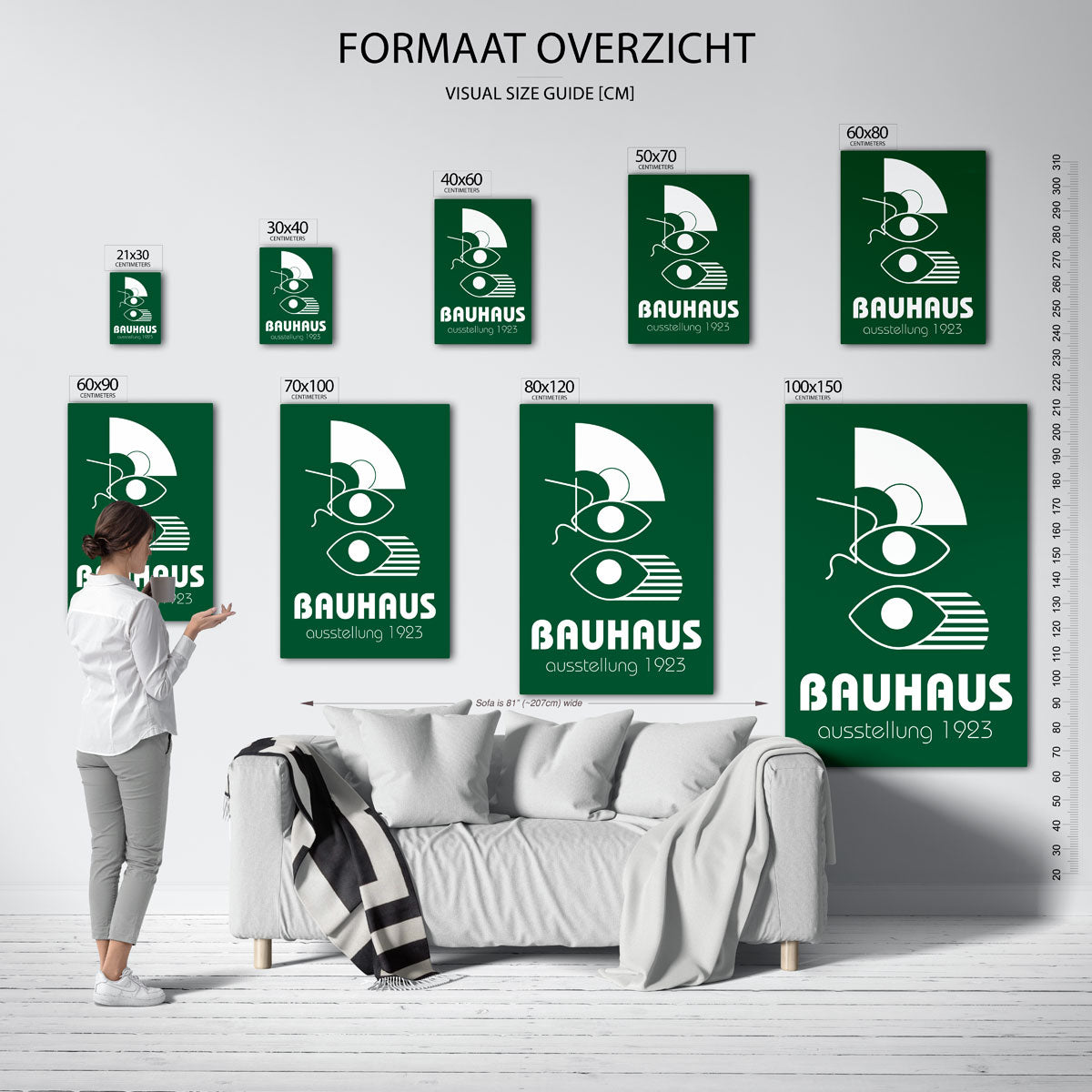 Vormen en lijnen Poster