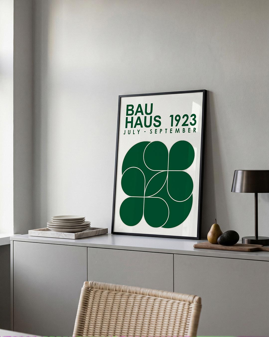 Vorm en lijnenspel Poster