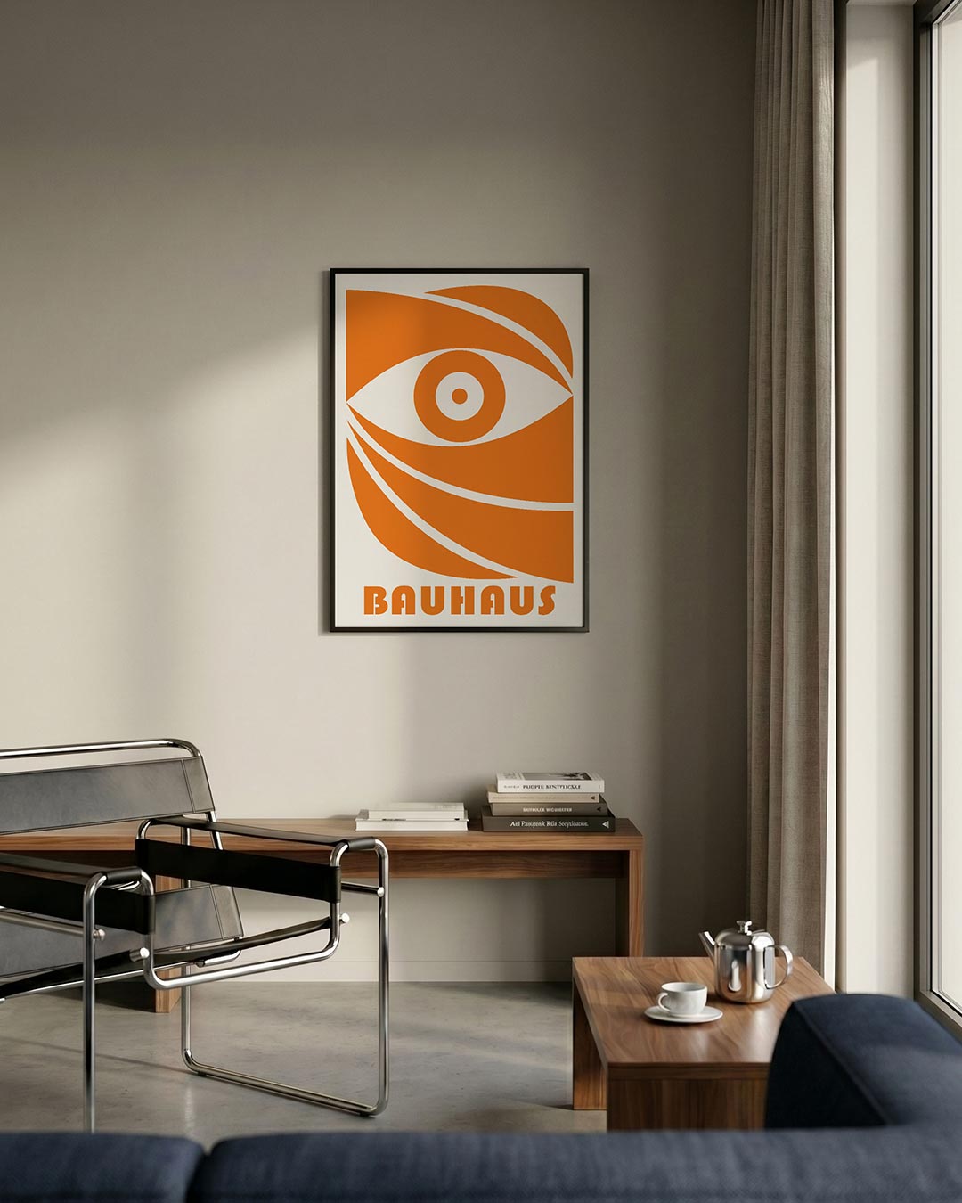 Oog en lijnen Poster