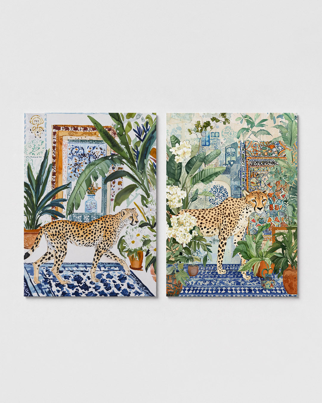 Tropische elegantie Posterset